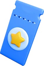 Blauw actieticket met ster: einddatum van 30Bet cashback