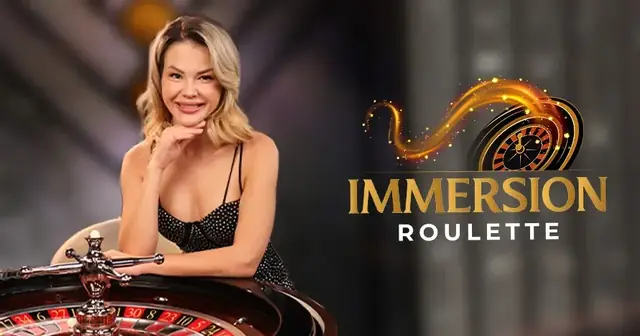 Dealer bij een immersive roulettetafel in de live lobby van 30Bet